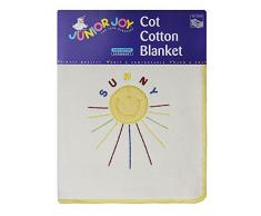 Junior Joy 6195YE Bett Baumwolldecke Sonne