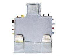 Snoozebaby Easy Wickelauflage (50 x 70 cm, verblassen blau)