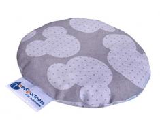 Kirschkernkissen Wärmekissen Körnerkissen für Babys 180g rund 15cm Öko Natur 100% Baumwolle Medi Partners Wärme + Kältetherapie Massagetherapie (Miki)