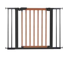 BabyDan Avantgarde True Treppenschutzgitter zum Einklemmen, Kirschbaum/Schwarz