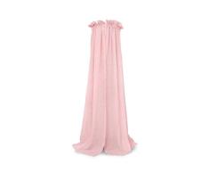 Jollein - Betthimmel VintageBlush Pink 155cm - Rosa Baldachin für Babys & Kinder - Himmel für Babybetten - Bett Schleier - Schlafzimmerdekoration - Moskitonetz