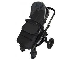 Fußsack/COSY TOES kompatibel mit iCandy Peach Kinderwagen black jack