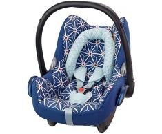 Maxi Cosi CabrioFix Babyschale Gruppe 0+, nutzbar ab der Geburt - 12 Monate, ca. 0-13 kg (Blue Star)