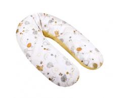 Julius Zöllner 4610011050 Stillkissen mit Flockenfüllung, Sunny World, ca. 190 cm (Außenmaß)