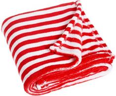 Playshoes Baby und Kinder Fleece-Decke, vielseitig nutzbare Kuscheldecke für Jungen und Mädchen, 75 x 100 cm, gestreift