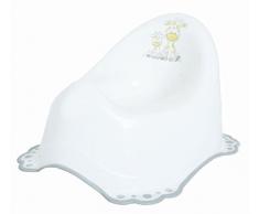 BIECO Töpfchen für Kinder Motiv Giraffe | Anti Rutsch Funktion | ab 8 Monate bis etwa 3 Jahre | WCKlo | Kindertoilettensitz | Kindertopf | Toilettentrainer | Klositz Kinder | Nachttopf für Kinder