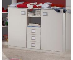 Wimex Wickelkommode Jalta, 2 Türen, 3 Schubladen, (B/H/T) 93 x 109 x 69 cm, Weiß