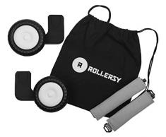 ROLLERSY - Räder mit Griff/Tragegurt für eine Babyschale 0-13 kg, Farbe: BABY GREY