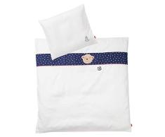 Fehn 078848 Baby-Bettwäsche Ocean Club / Bettwäsche-Set Ocean Club für Babys aus Kopfkissen 35 x 40 cm und Bettdecke 80 x 80 cm