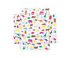 Pinolino 77529-0U - Laufgittereinlage universal, Happy Zoo