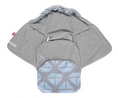 Baby Softshell Einschlagdecke für Babyschale, Autositz, Maxi-Cosi, Römer und andere Marken, ideal für Kinderwagen, Fahrradanhänger, Buggy - Schiffe blau
