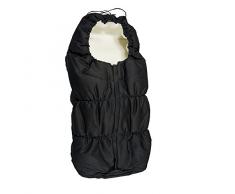 Eichhorn WIFS-K043 Kinderwagen Winter Mumienfussack, schwarz