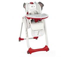 Chicco Hochstuhl Polly 2 Start, Baby Elephant - 4 Rollen