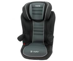 Nania Kinder Autositz ohne Gurte, System Easyfix, Dunkelgrau