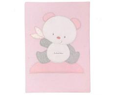 Andy & Helen 2/501cd03 _ R Decke Wiege bestickt Piquet, Pink