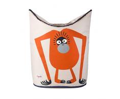 3 Sprouts Wäschekorb Orang-Utan
