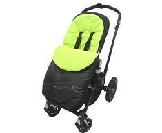Fußsack/COSY TOES kompatibel mit Petite Star Liner Buggy Kinderwagen zia/KURVI/zukoo Lime