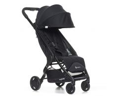 ERGObaby Metro Kinderwagen Buggy mit Liegefunktion ab 6 Monate bis 18kg, Kinder-Buggy Zusammenklappbar Klein Leicht Kompakt, Schwarz