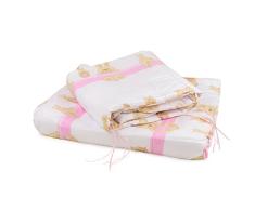 Junior Joy Babybett Steppdecke und nestchen Set (Pink)
