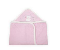 Kaloo K969575 - Plume Baby Kapuzenhandtuch, rosa