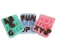 Silikon ABC 3er Set, Ideal für den Oven und den Gefrierschrank