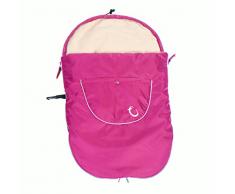 Hippychick HCNEWFOOT004 Neugeborenen Fußsack Fleece, rot/sand