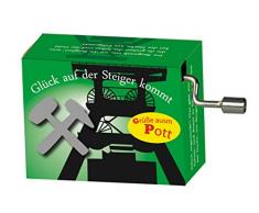 Fridolin Spieluhr / Music Box Steigerlied, grün