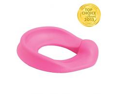 Dreambaby F676 Kinder-Toilettensitz Kindertoilette WC-Sitz für Kinder Klositz, extraweich, rosa