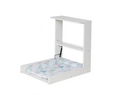 Geuther - Wand-Wickelregal Wicki, TÜV geprüft, inkl. Wickelmulde, weiß, Monster