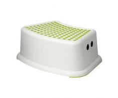 IKEA Kinderhocker FÖRSIKTIG, Weiß/Grün