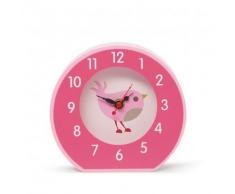 Penny Scallan Uhr für den Nachttisch Chirpy Bird