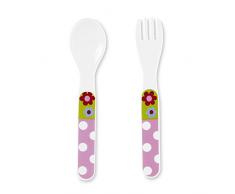 Sterntaler Besteck-Set, Löffel und Gabel, Motiv: Katharina, Alter: Für Babys ab 6 Monaten, Rosa