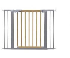 Baby Dan Avantgarde Schutzgitter Tür und Treppenschutz zum Klemmen, 71.3-104.1 cm, buche/silber