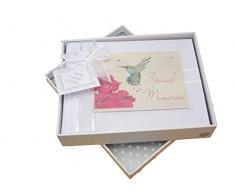 White Cotton Cards SMH1S Fotoalbum Special Memories Kolibri