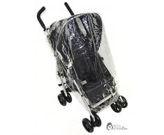 Regenschutz Kompatibel mit Hauck Shopper 6/Sport Buggy Kinderwagen (142)