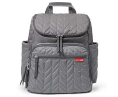 Skip Hop Forma Wickelrucksack, mit Wickelauflage, grau