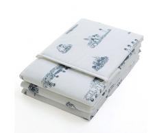 Rätt Start Beskow Print Bett Bumper, grau