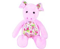 Suki Gifts 14428 Ditsy Floral Primrose Schwein Kuscheltier, mehrfarbig