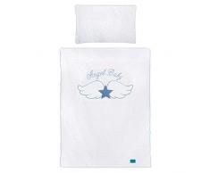 Belisima 5902012148242 Bettwäsche 90/120Wings 2 CZ - blau, mehrfarbig