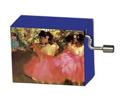 Fridolin 58112 Spieluhr Vivaldi - Frühling / Degas - Tänzerinnen, rosa