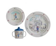 Rätt Start Kindergeschirr in 3 Teilen, Olles Skidfärd, mehrfarbig