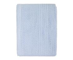 Junior Joy 6150BL Babybett Baumwolle zellulären Decke, blau