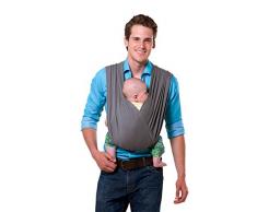 AMAZONAS Babytrage CarryBaby Stone Bauchtrage 2 Schlaufen stressfrei ohne Knoten 4 Monate - 3 Jahre bis 15 kg