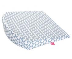 Baby Keilkissen ideal für Kinderwagen Öko-Tex Standard 100 - Gr. 30x30cm inkl. abnehmbarem Bezug aus 100% Baumwolle, blau classiscs