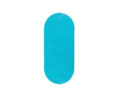 Boon RIPPLE - Baby Badematte Badewanneneinlager für Wanne mit Saugnäpfen - schimmelresistent - blau