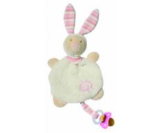 Fehn BabyLove Hase Kuscheldecke mit Schnullerhalter