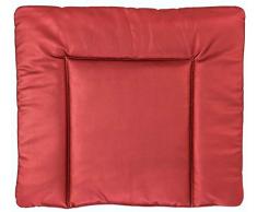 Ideenreich 2460 Wickelauflage Lederoptik (Metallic) Abwaschbar 75cm x 85cm, Rot