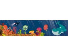 Wandpiraten Kinder Wandbild Fototapete Unterwasserwelt 200 x 46,5 cm