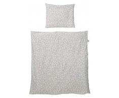 roba Wiegenbettwäsche aus 100% kuschelweichem, gepeachtem Baumwoll-Jersey, Baby-Bettwäsche „Miffy“, Set bestehend aus Bettbezug 80x80cm und Kissenbezug 35x40cm, für Babybett und Stubenwagen