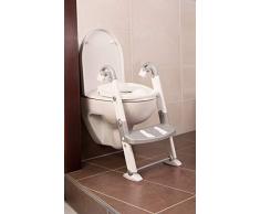 Rotho Babydesign KidsKit 3-in-1 Toilettentrainer, Ab 18-48 Monate, 41,5 x 25 x 67 cm, Grau/Weiß, 600060240